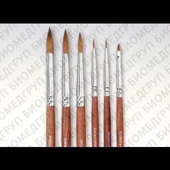 Кисть для керамики Porcelain Brush Set, 6шт/набор Shofu