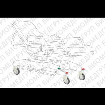 Колесо для больничной кровати H4994A200UPB