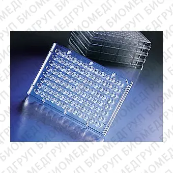 Планшет для кристаллизации белка CrystalEX, 384 луночный, Flat Bottom, 13,4 l белковая лунка, нестерильные, полимер,10 шт/уп, 50 шт/кор., Corning, 3775
