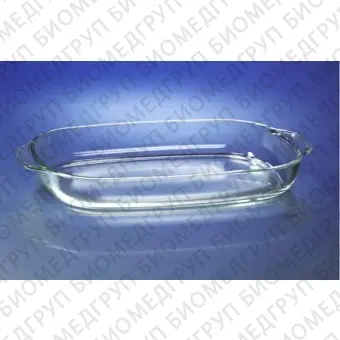 Лоток стеклянный для стерилизации и выпаривания, стекло Pyrex, 2000 мл, l201 мм, w201мм, h55 мм, 1 шт./уп.., 4 шт./кор., Corning, 31758