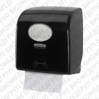 Диспенсер для рулонных полотенец Aquarius Slimroll, настенный, черный, KimberlyClark, 7956