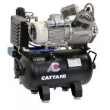 Компрессор стоматологический Cattani двухцилиндровый с осушителем (160 л/мин, ресивер 30 л) 3-фазный