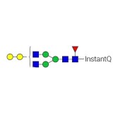 AdvanceBio InstantQ G1FGa1 / FA2G1Ga(3)1 Стандарт N-гликанов (ранее ProZyme). N-гликан (асиало-, моногалактозилированный двухантенный комплекс N-гликан с 1 α(1-3)-связанной галактозой и основной фукозой), меченный InstantQ, для использования в качестве ка